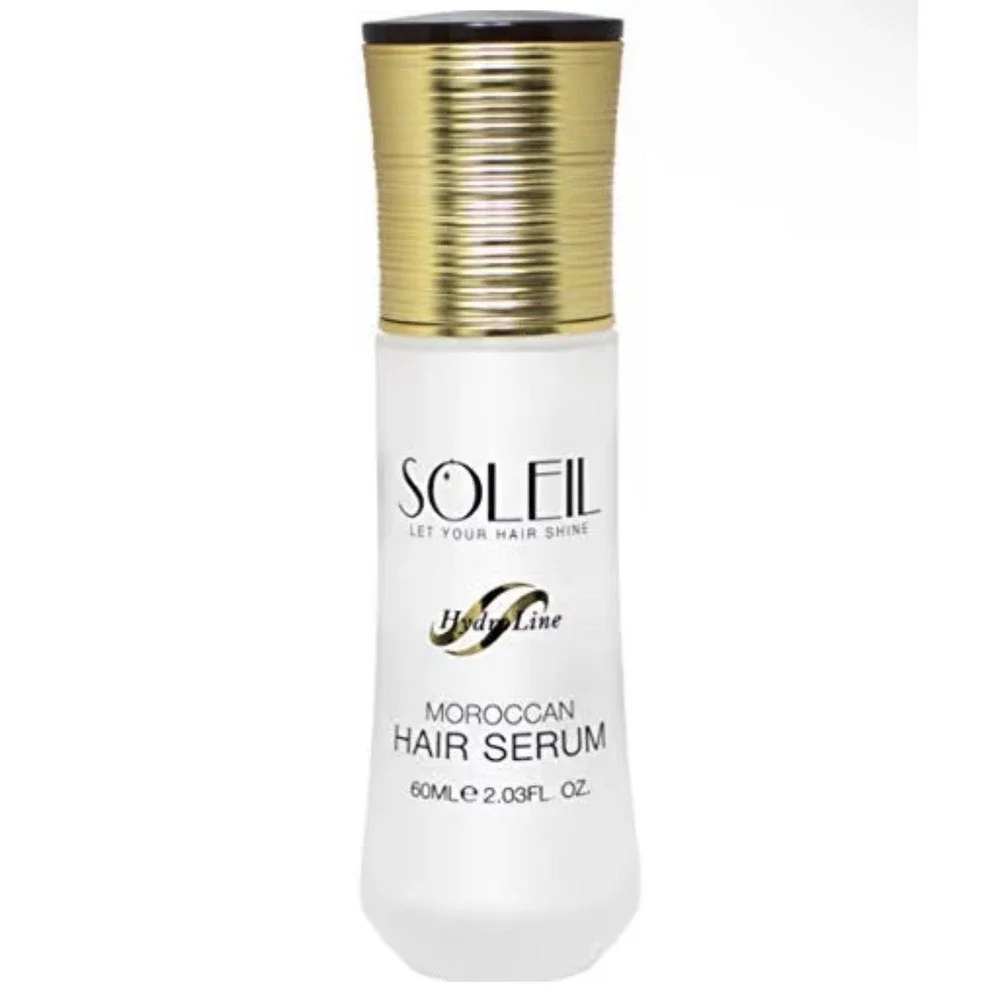 Soleil HydroLine Moroccan Hair Serum 60ml 2.03oz Paraben-Free All Hair Types NIB